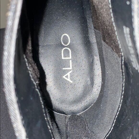 Aldo leopard print fur ankle boots - Picture 5 of 7